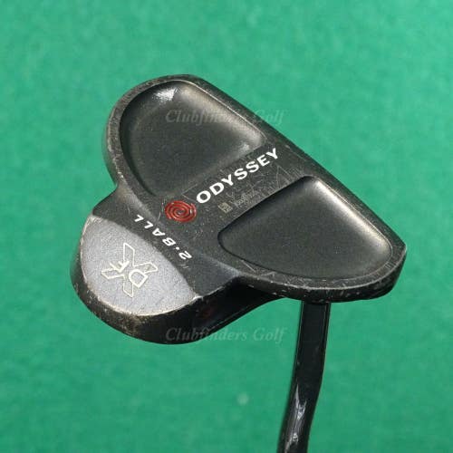 Odyssey DFX 2-Ball 37" Double-Bend Mallet Putter w/ Super Stroke