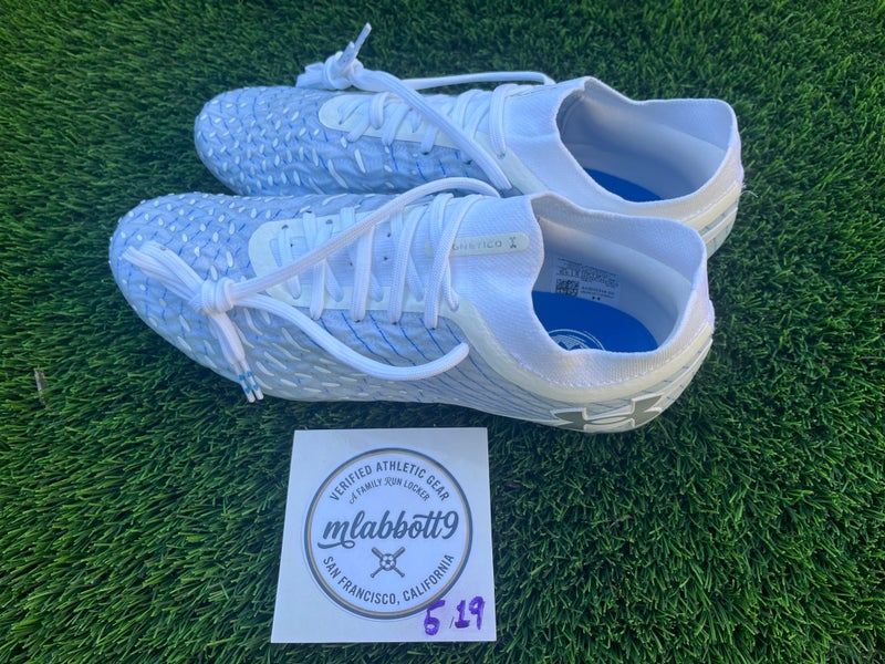 Under Armour Magnetico Elite 5 FG - Titan Gray / Atlantis Blue - Women's 10.5 / Men's 9.5 - NEW