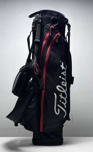 Titleist Players 4 Stand Bag Black 4-Way Divide Dual Strap Golf Bag
