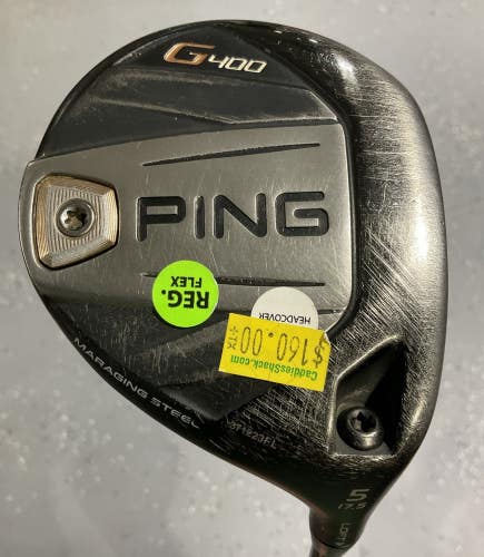 Ping G400 17.5 #5 Fairway Wood 42" ALTA CB 65 Regular Flex Graphite USED