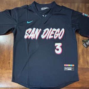 San Diego Padres Jackson Merrill Adult Large City Connect Jersey NWT