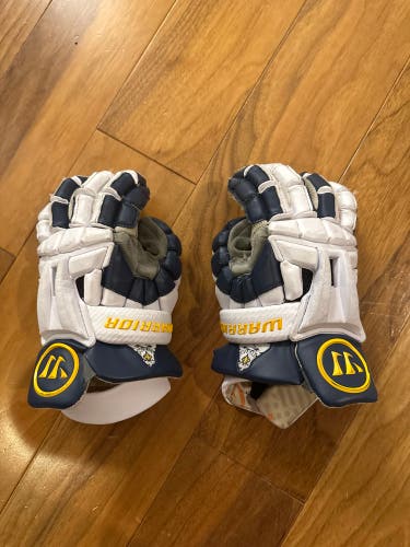 Team Virginia Gloves Warrior Burn XP2 Custom Lacrosse Gloves (Used)