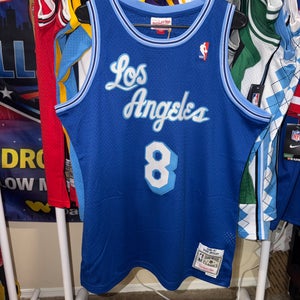 Los Ángeles Lakers Kobe Bryant #8 Blue Large Men's Mitchell & Ness Jersey (New)