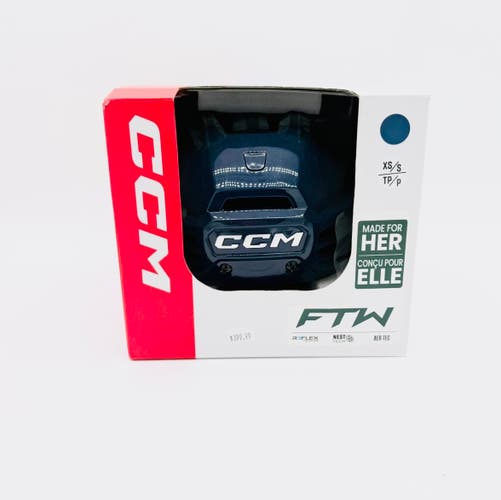New CCM JetSpeed FTW Hockey Helmet-Small-Navy