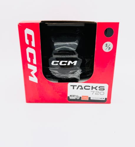 New NHL Pro Stock CCM Tacks 720 Hockey Helmet-Small-Black