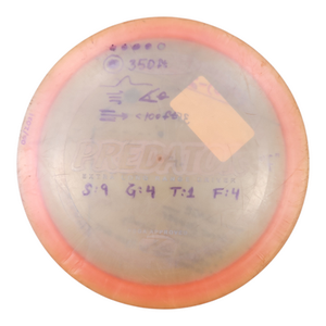 Used Discraft Z PREDATOR Disc Golf Driver Orange 168g 11450-S000518035