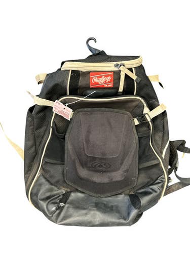 Used Rawlings BATBAG BB/SB Player Carry Bag Black 11450-S000520615