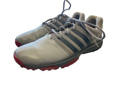 Used Adidas Tour 360 Traxion Golf Shoes Grey Senior 13 11450-S000520593