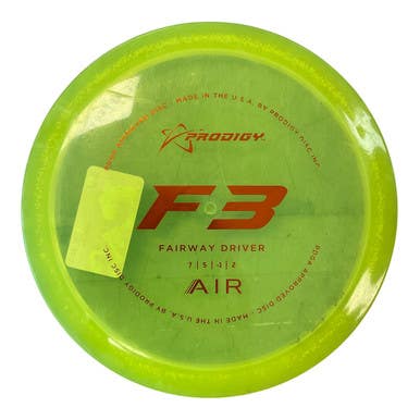 Used Prodigy AIR F3 Disc Golf Driver Neon Green 161g 11450-S000520200