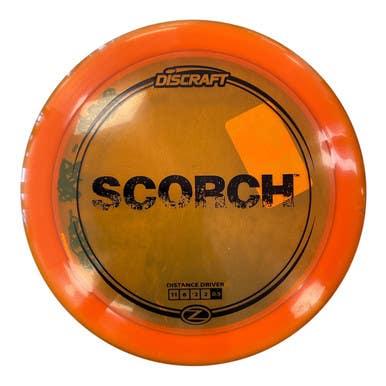 Used Discraft Z SCORCH Disc Golf Driver Orange 174g 11450-S000520189