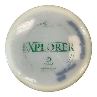 Used Latitude 64 OPTO EXPLORER Disc Golf Driver White 173g 11450-S000520183