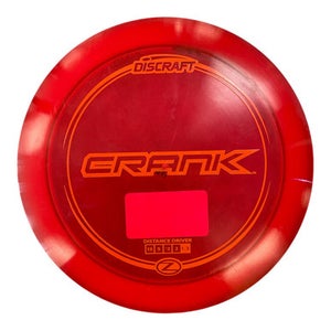 Used Discraft Z CRANK Disc Golf Driver Red 176g 11450-S000517511