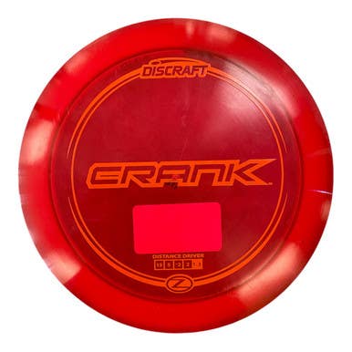Used Discraft Z CRANK Disc Golf Driver Red 176g 11450-S000517511