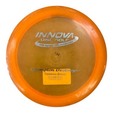 Used Innova CHAMP DESTROYER Disc Golf Driver Orange 175g 11450-S000517504
