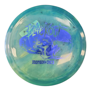 Used DOOMSDAY BLACKOUT Disc Golf Driver Teal 175g 11450-S000515597