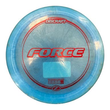 Used Discraft Z FORCE Disc Golf Driver Royal Blue 175g 11450-S000520034