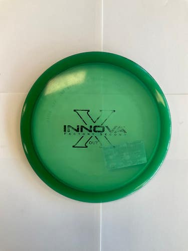 Used Innova X OUT DRIVER Disc Golf Driver Green 168g 11450-S000505679