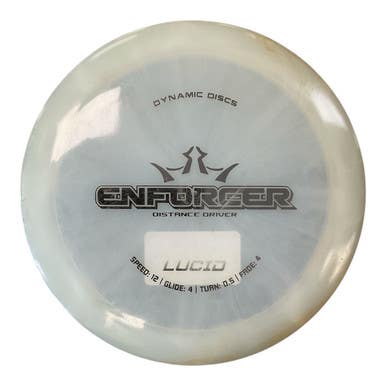 Used Dynamic Discs LUCID ENFORCER Disc Golf Driver White 171g 11450-S000516112