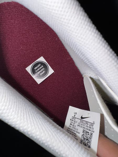 Nike Tiempo Legend 9 Club TF Turf Soccer Shoes Sail Beetroot  display picture 2