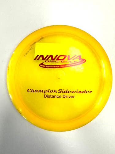 Used Innova CHAMPIION SIDEWINDER Disc Golf Driver Yellow 11860-S000309025