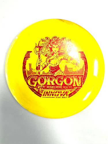 Used Innova GORGON Disc Golf Driver Yellow 170g 11860-S000309006