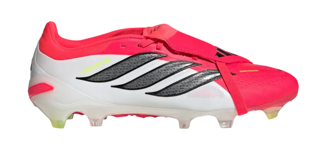Size 10 - adidas Predator Pro Fold Over Tongue FG Red js0950