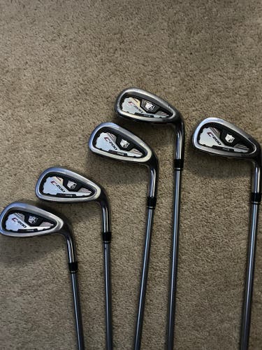 Wilson Staff C200 Aldila Rogue Pro Graphite Shafts Golf Pride Control Core Grips 6-PW