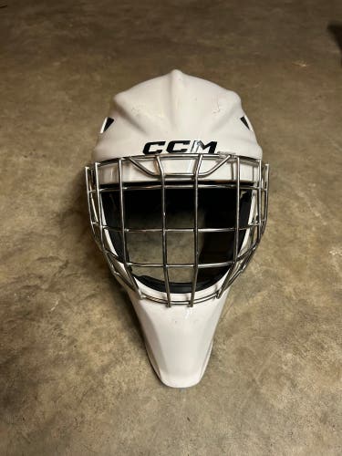Senior Medium CCM Axis F9 Goalie Mask (Used)