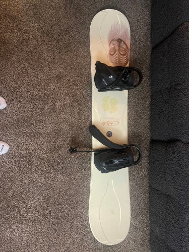 Ride Timeless Snowboard All Mountain With Bindings Directional Twin 155 cm (Used)