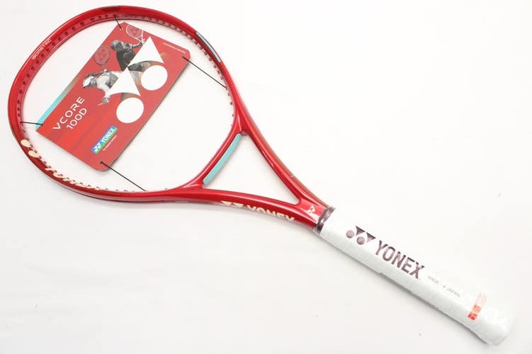 *NEW* 2026 YONEX VCORE 100D (305g) GEN 8 TENNIS RACQUET (4 1/4) RUBY RED