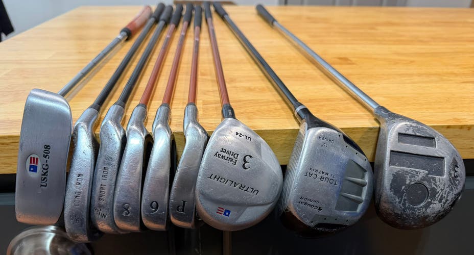 Junior US Kids Golf US kids Tour Series 51" Right Handed Clubs (Full Set) 9 Pieces (Used)