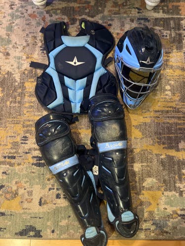 Blue All Star System 7 Axis Catcher's Set (Used)