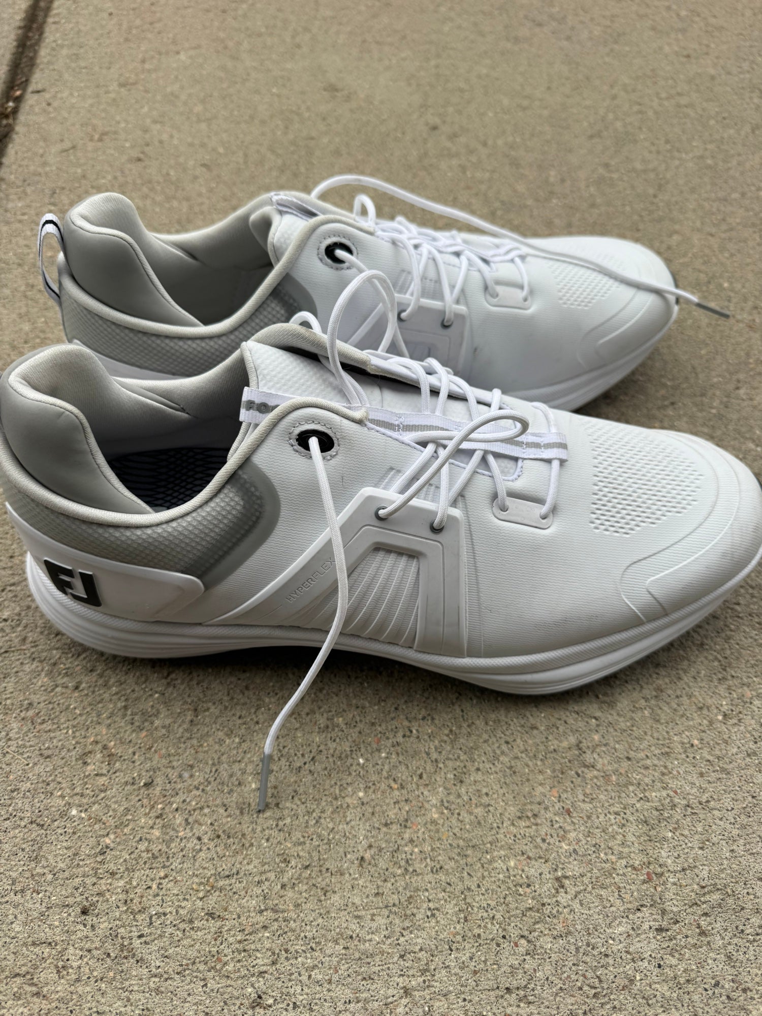 FootJoy HyperFlex golf shoes white and grey size 13 