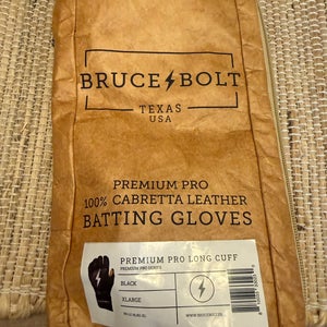 Bruce Bolt Premium Pro XL Batting Gloves (New)