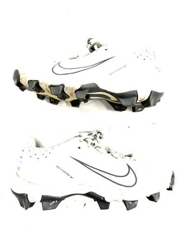Used Nike WOMENS DIAMOND BB/SB Cleats Grey Junior 03 11860-C000305660