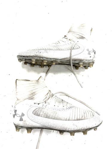 Used Under Armour LAX Cleats Mens White Senior 11 11860-S000308939