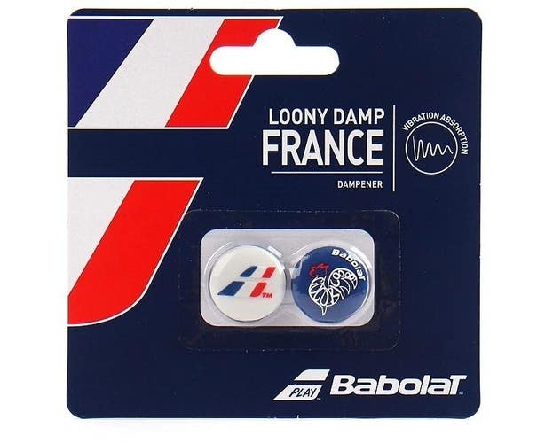 PACK OF 2X BABOLAT "LOONY DAMP FRANCE" TENNIS RACQUET VIBRATION DAMPENERS
