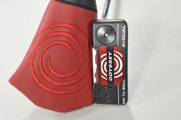 Odyssey Ai-DUAL Double Wide 1/2 Ball 33" Putter Right SL 90 Steel # 216433