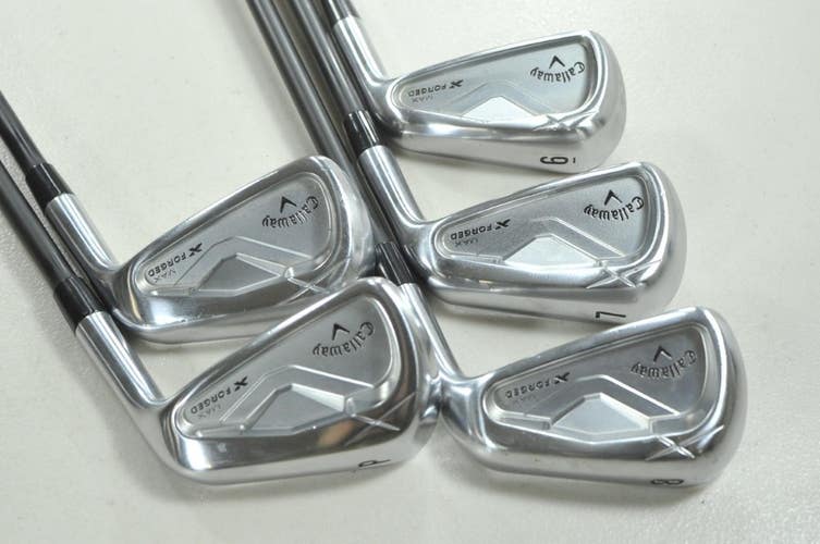 Callaway X Forged Max 25 6-PW Iron Set Senior Flex RH Vanquish Graphite # 213187