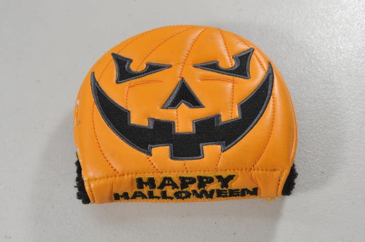 Scotty Cameron 2021 Halloween Jack O Lantern Mallet Putter Head Cover  # 216111