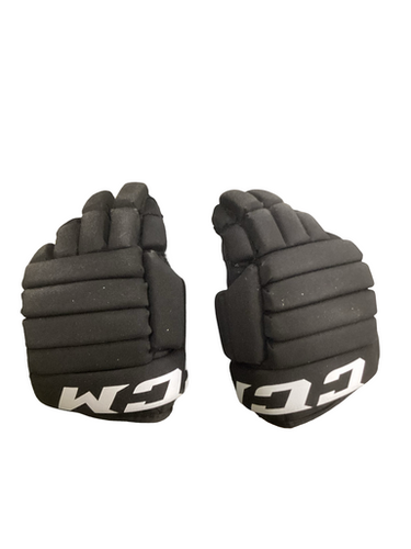 Used CCM LTP Junior Gloves Black 10" 11613-S000182286