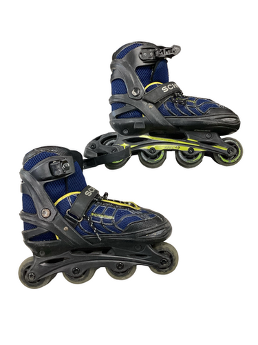 Used Schwinn ADJUSTABLE 1-4 Junior Rec Fitness Skates Navy Blue Adjustable 11613-S000182257