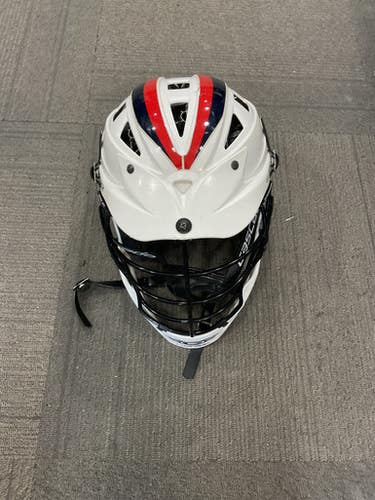 Used STX CPX-R Lacrosse Helmet White MD 11614-S000236522