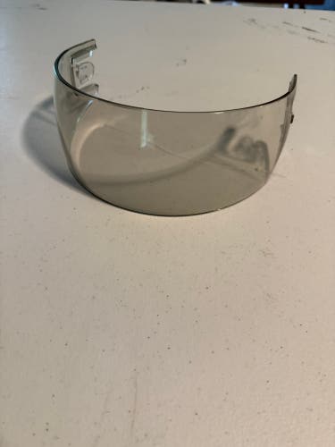 Medium Bauer Tinted Pro Clip Straight Visor Smoke Visor (New)
