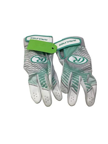Used Rawlings BB/SB Batting Gloves Turquoise LG 11347-S000269214