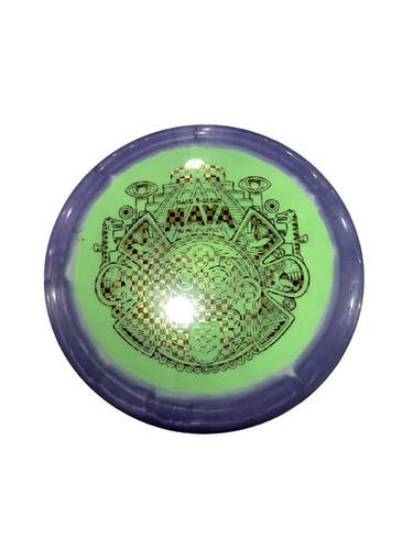 Used Infinite Discs HALO S BLEND MAYA Disc Golf Driver Neon Green 11347-S000269206