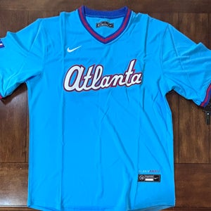 Atlanta Braves Powder Blue 2026 City Connect Jersey Adult XL NWT