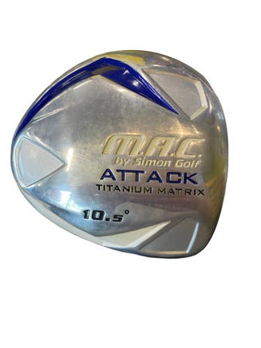 Used MAC ATTACK Mens Driver RH 10.5 Degree 11883-S000161892