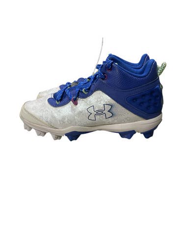 Used Under Armour BH CLEATS BB/SB Cleats Royal Blue Junior 05 11847-S000035419