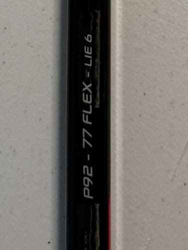 Senior Bauer Vapor Flylite Left Hand Hockey Stick P92 77 Flex (New)